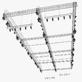 Roof Mounted Stage Lights 3D
